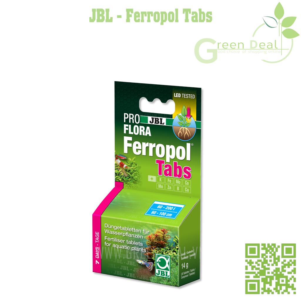 JBL - Ferropol Tabs (Box of 30 tablets) - Premium fertilizer for aquascaping tanks - JBL NUTRIENT SUPPLEMENT FERTILIZER – Ferropol Tabs - Aquascape & Planted Tank Guide