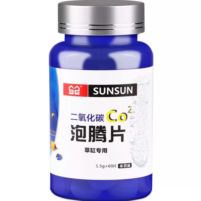 VIÊN SỦI CO2 - SUNSUN 60v - Viên Sủi CO2 SunSun - Aquascape & Planted Tank Guide