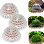 3 PCS Aquarium Moss Ball Holder Professional Aquarium Plant Holder Plastic Moss Ball Fish Tank Plant Holder with Filter Stone for Fish Tank Accessories - Aqua Plants Hub