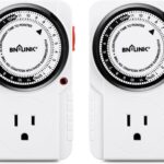 BN-LINK 24 Hour Plug-in Mechanical Timer Grounded for Aquarium, Grow Light, Hydroponics, Indoor Lighting, Home Appliances, ETL Listed 125VAC, 60 Hz, 1875W, 15A, 1/2HP (2 Pack) - Aqua Plants Hub