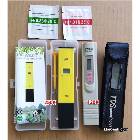 Combo 1 pH Meter and 1 TDS Water Quality Meter (pH Tester, pH Measurement Tool, Water Meter, Water Testing Pen) - PREMIUM PH AND TDS-EC METER COMBO - Aquascape & Planted Tank Guide