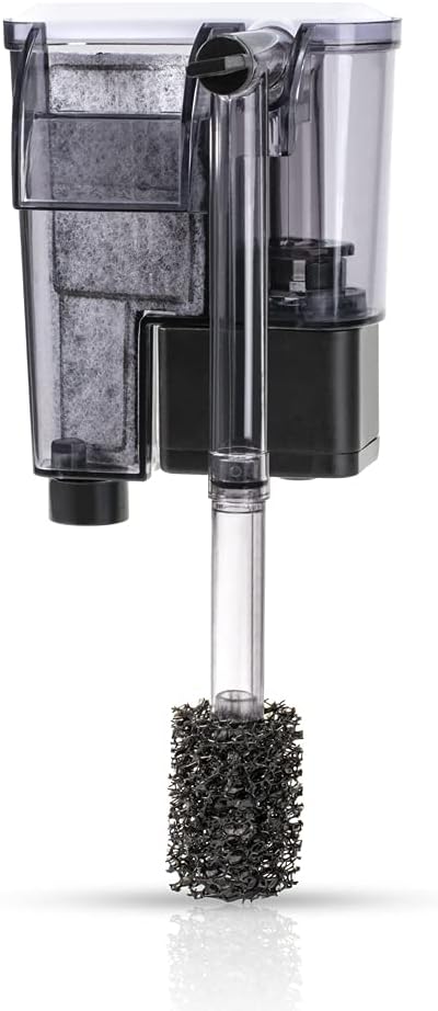 DaToo Aquarium Hang On Filter Small Fish Tank Hanging Filter Power Waterfall Filtration System - Aqua Plants Hub