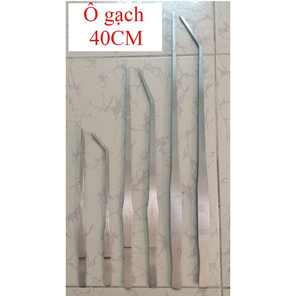 Bare tweezers for planting various types of aquatic plants with curved and straight tips, sizes 28, 38, 48cm - Bare root aquatic plant tweezers - Aquascape & Planted Tank Guide