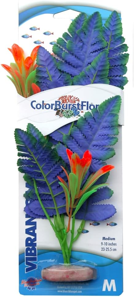 ColorBurstFlorals Butterfly Sword Medium Silk Aquarium Plant - Aqua Plants Hub