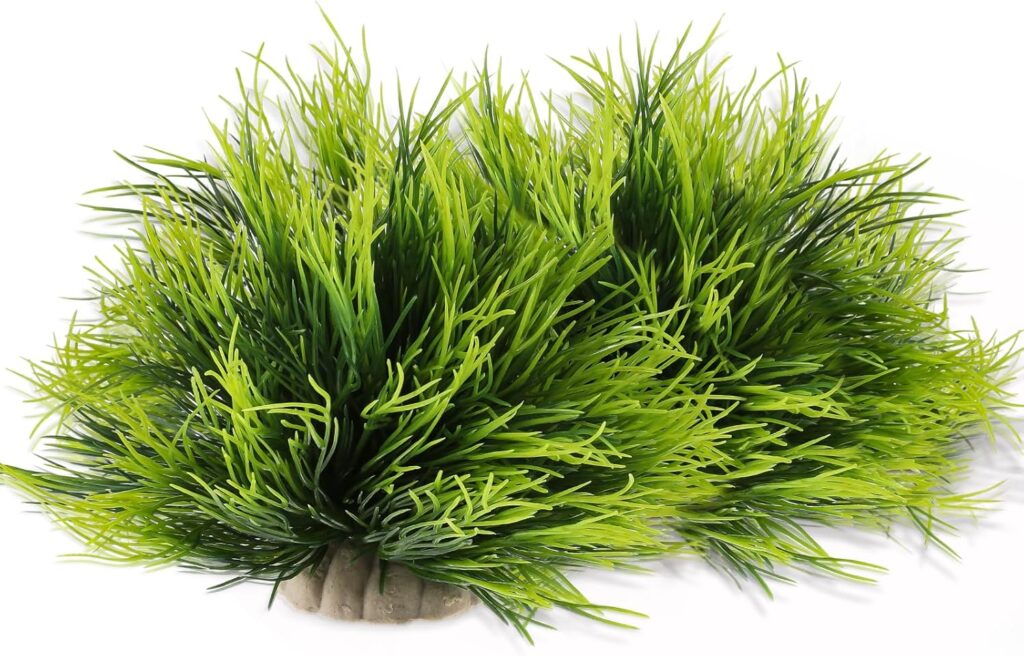 2pcs Aquarium Plants Decorations Artificial Fish Tank Plants Plastic Fish Tank Accessories Green Natural Style Aquarium Plants - Aqua Plants Hub