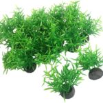 Aquarium Plant Fish Tank Decoration 20 Pieces Small/1" Tall Plastic Artificial Plant Goldfish Hidden Mini Grass Set (Green-A) - Aquarium Plant Fish Tank Decoration 20 Pieces Small/1″ Tall Plastic Artificial Plant Goldfish Hidden Mini Grass Set (Green-A) - Aqua Plants Hub