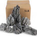 Aquarium Rocks Seiryu Stones Natural Hardscape Stone for Aquariums, Fish Tanks, Bonsai, Terrariums, Wargaming Dioramas, Indoor or Outdoor Gardens-5lb(2-6 Inch) - Aqua Plants Hub
