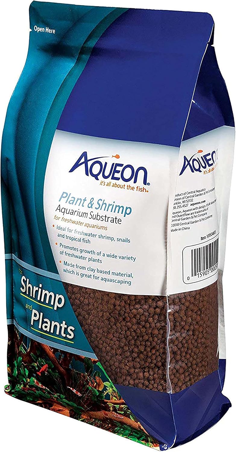 Aqueon Plant and Shrimp Aquarium Substrate, Aqua Soil for Fish Tanks, 5 Pounds - Aqua Plants Hub
