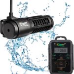 hygger Aquarium Wave Maker 1321 GPH 12W, Adjustable Cross Flow Pump with LED Display Controller, Magnetic DC 24V Aquarium Powerhead for Freshwater and Marine Reef Aquariums Up to 60 Gallon - Aqua Plants Hub