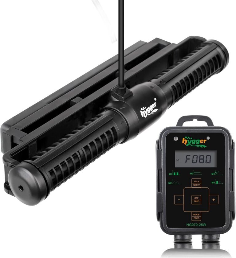 Hygger Aquarium Wave Maker - Adjustable Cross Flow Pump with LED Display Controller, Magnetic DC 24V Powerhead for Freshwater & Marine Reef Aquariums Up to 265 Gallon (25W) - Hygger Aquarium Wave Maker – Adjustable Cross Flow Pump with LED Display Controller, Magnetic DC 24V Powerhead for Freshwater & Marine Reef Aquariums Up to 265 Gallon (25W) - Aqua Plants Hub