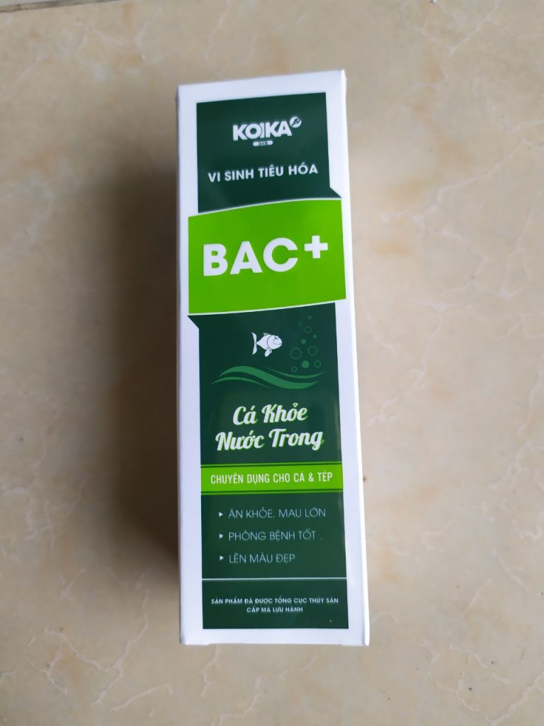 Men Vi Sinh Tiêu Hoá BAC+ Koika Cho Cá Khoẻ 105 ml - Men Vi Sinh Hồ Cá Giúp Nước Trong, Ổn Định - Chế Phẩm Vi Sinh KOIKA BAC+ - Aquascape & Planted Tank Guide