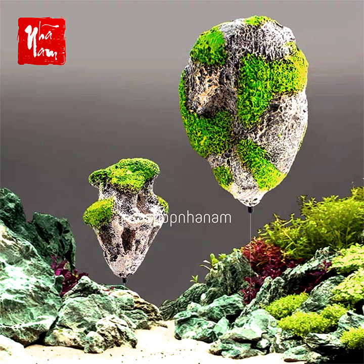 Đá nổi Avatar hình non bộ cho bể thuỷ sinh, đá bay lơ lửng hòn non bộ phụ kiện trang trí bể cá - Đá Nổi Avatar Cho Hồ Thuỷ Sinh - Aquascape & Planted Tank Guide