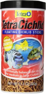 TetraCichlid Floating Cichlid Sticks 11.3 Ounces, Pond Fish Food, Nutritionally Balanced - Aqua Plants Hub