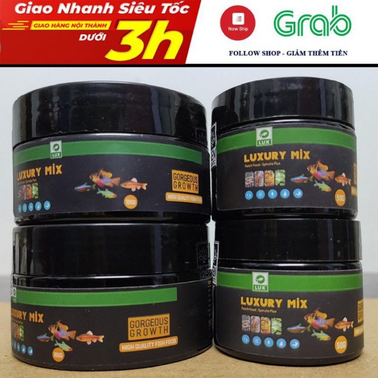 Thức ăn cám viên dán luxury mix bổ sung đầy đủ dinh dưỡng cho cá và tép - Thức Ăn Cám Viên Dán Luxury Mix - Aquascape & Planted Tank Guide