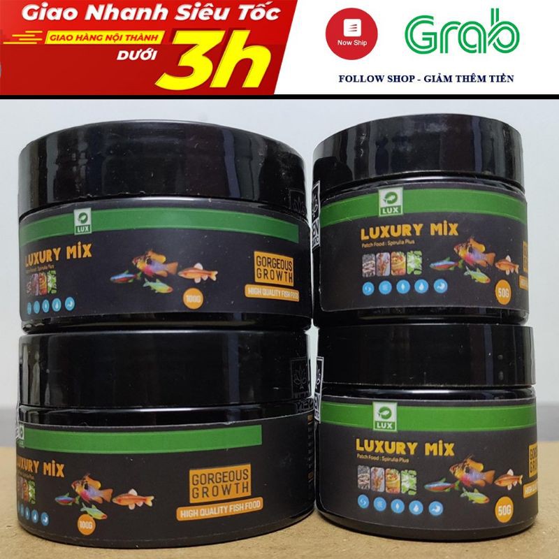 Thức ăn cám viên dán luxury mix bổ sung đầy đủ dinh dưỡng cho cá và tép - Thức Ăn Cám Viên Dán Luxury Mix - Aquascape & Planted Tank Guide