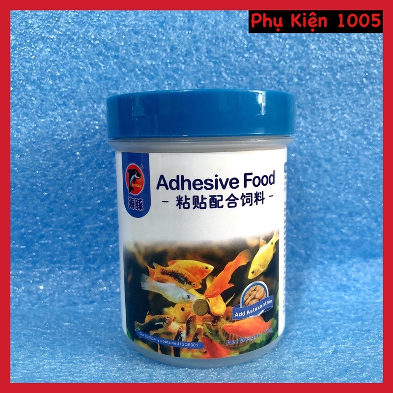 High-Quality Taiwan Adhesive Food - Jar of 100 Tablets - Adhesive Food Glass Stickers - Aquascape & Planted Tank Guide