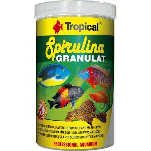 Sinking granule food - SPIRULINA GRANULAT 1000ML/440G - Spirulina Granulate - Aquascape & Planted Tank Guide