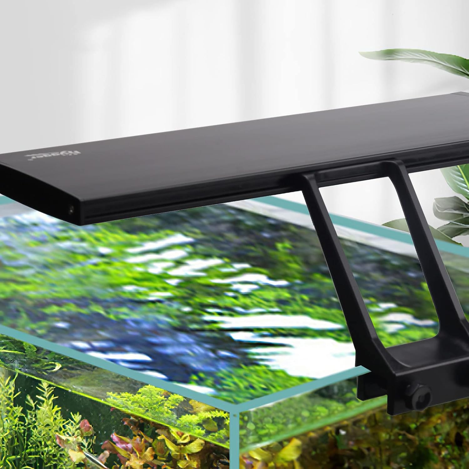 hygger clip-on LED aquarium light with timer modes