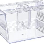 Pawfly Aquarium Fish Breeding Box Acrylic Hatchery Incubator Tank with Suction Cups Medium Isolation Box for Baby Fish Shrimp Betta and Guppy - Aqua Plants Hub