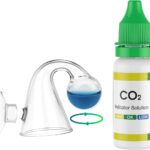 Pawfly Glass CO2 Drop Checker for Aquarium CO2 Indicator for Planted Fish Tank CO2 Monitor Kit with Solution & Suction Cups CO2 Detector Aquarium CO2 Tester Fish Tank Carbon Dioxide Checker - Aqua Plants Hub