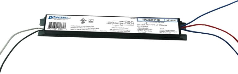 Robertson ISU232T8120 (3P20116) Electronic Fluorescent Ballast, for 1 or 2 T8 Fluorescent Lamps Between 17W-32W (F17T8 Through F32T8) or 1 F40T8 Lamp, Instant Start, 120V (Qty 1) - Aqua Plants Hub