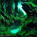 Green forest — aquascape layout