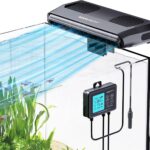 AQUASMITH Aquarium Chiller Fan,Fish Tank Cooler with Temperature Control,Minimum Setting 59℉,Auto Start/Stop,Refrigeration Effect 3-7℉,3-Speed Modes,for Axolotl Seawater Freshwater Coral Grass Tank - Aqua Plants Hub