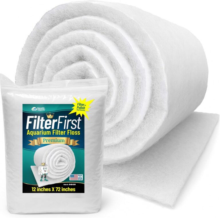 Aquatic Experts Aquarium Filter Floss for Fish Tank Filters - FilterFirst Aquarium Filter Pad - Media Roll for Crystal Clear Water, 3/4" - 1" Thick (12 Inch Wide, 72 Inch Long) - Aquatic Experts Aquarium Filter Floss for Fish Tank Filters – FilterFirst Aquarium Filter Pad – Media Roll for Crystal Clear Water, 3/4“ – 1“ Thick (12 Inch Wide, 72 Inch Long) - Aqua Plants Hub