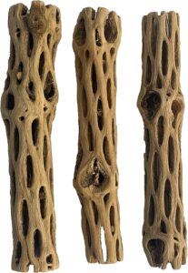Awesome Aquatic Natural Cholla/Choya Wood 3 Pieces 6" for Shrimp Habitat and Food Treat Hermit Crabs Plecos Aquarium Decoration Lowers pH Hideouts and Chew Toys Reptiles Thorn Free Dried Organic - Awesome Aquatic Natural Cholla/Choya Wood 3 Pieces 6″ for Shrimp Habitat and Food Treat Hermit Crabs Plecos Aquarium Decoration Lowers pH Hideouts and Chew Toys Reptiles Thorn Free Dried Organic - Aqua Plants Hub