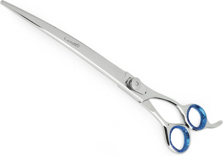 Laazar Pro Shears, Curved Pet Grooming Shear, 9" Scissors - Laazar Pro Shears, Curved Pet Grooming Shear, 9“ Scissors - Aqua Plants Hub