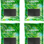 Landen Aqua Soil Substrate for Natural Planted Aquarium, Plant or Shrimp Stratum, Clay Gravel and Stable Porous Substrate for Freshwater Aquarium, Black Color 40lbs - Aqua Plants Hub
