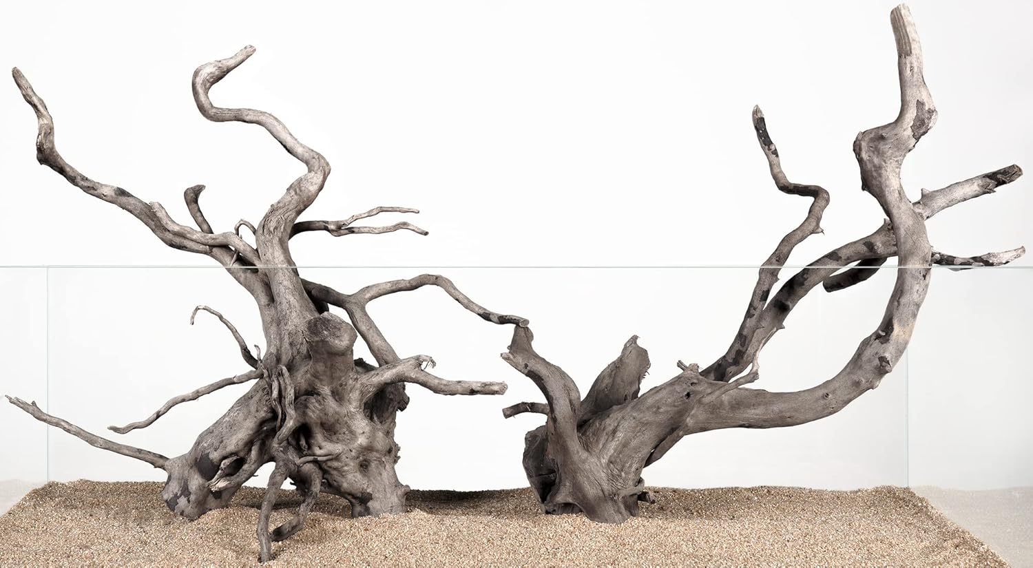 LANDEN Natural Spider Wood Aquarium Decorative Fish Tank Decorations, Driftwood Branches (12-16 Inch, XL) 4 Pcs - Aqua Plants Hub