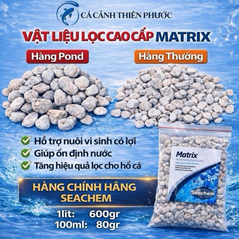 Seachem Matrix — vật liệu lọc sinh học - Aqua Plants Hub