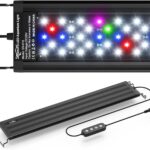SEAOURA full-spectrum LED aquarium light with timer