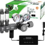 Upgraded Aquarium CO2 Regulator with Motorized Valve, Dual Stage Adjustable Pressure, Expandable for Two Tanks, Includes Timer and Bubble Counters for CO2 Aquarium System - Aqua Plants Hub
